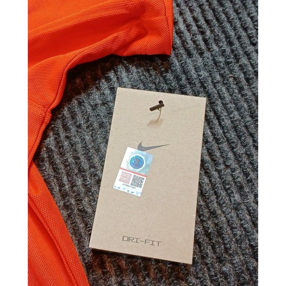 Nike Virginia Cavaliers Golf Polo Shirt Dri-Fit Men's Size XL Orange NCAA NWT - Picture 3 of 9
